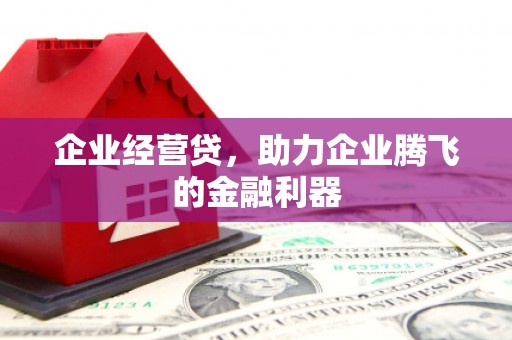 秦淮企业经营贷，助力企业腾飞的金融利器