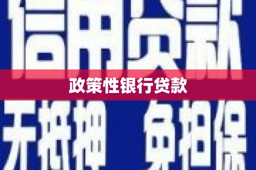 卓兰政策性银行贷款