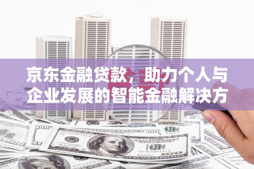武义京东金融贷款，助力个人与企业发展的智能金融解决方案