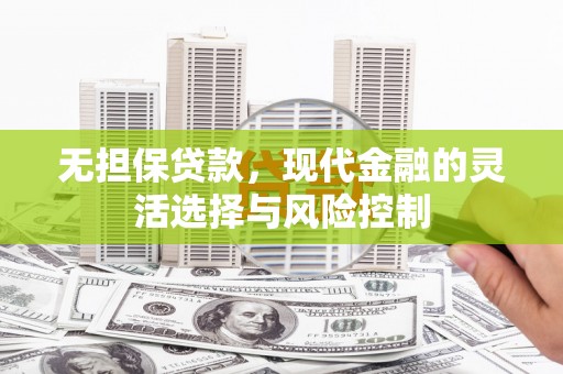 汐止无担保贷款，现代金融的灵活选择与风险控制