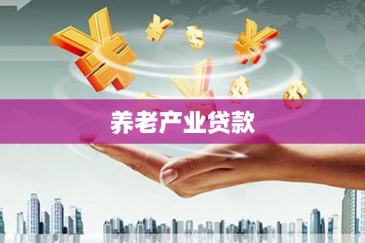 尚义养老产业贷款