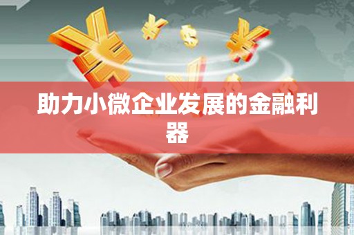 邢台助力小微企业发展的金融利器