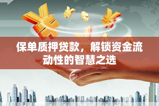 点军保单质押贷款，解锁资金流动性的智慧之选