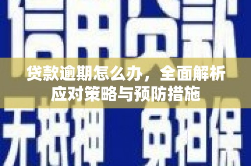 五股贷款逾期怎么办，全面解析应对策略与预防措施