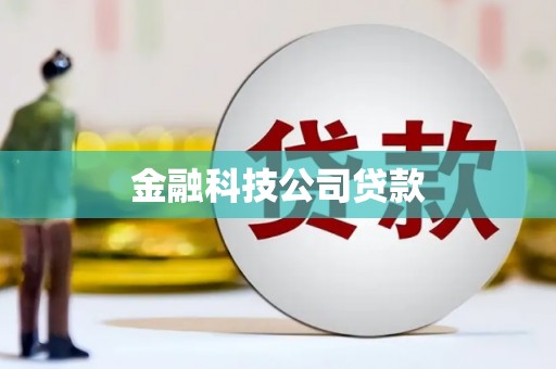 彰武金融科技公司贷款
