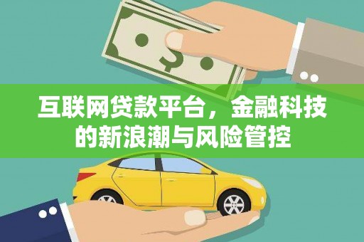 麟游互联网贷款平台，金融科技的新浪潮与风险管控
