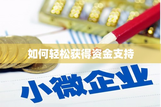 澎湖如何轻松获得资金支持