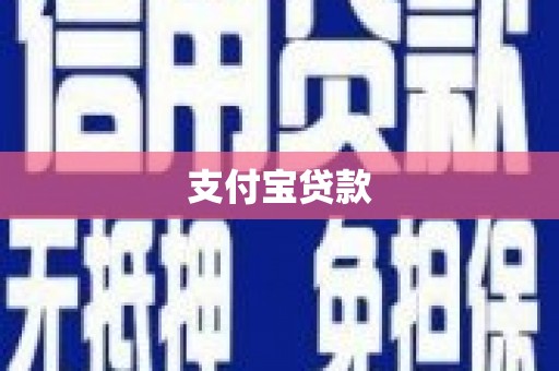 民丰支付宝贷款