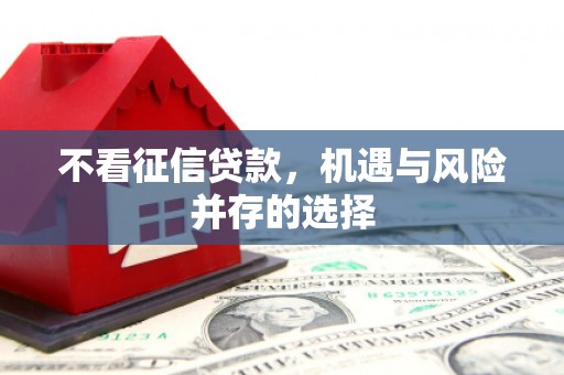五河不看征信贷款，机遇与风险并存的选择