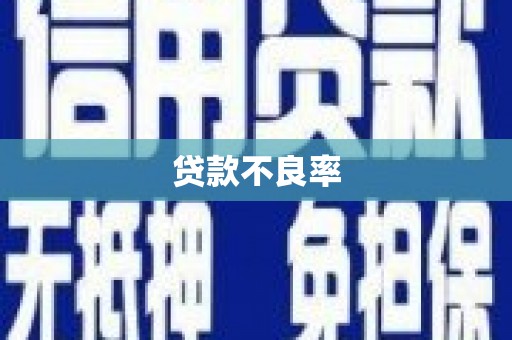 涿州贷款不良率